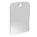 Cptfadh Travel-Friendly Anti-Fog Shower Mirror Bathroom Fogless Fog-Free Design. Portable Ideal for Bathroom and Travel. Acrylic Material 17x13cm Silver Transparent Front White Back.