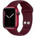 ALMNVO Silicone Band for Apple Watch Bands 40mm 45mm 44mm 41mm 42mm 38mm 45 mm Soft Silicone Sport Wristbands Replacement Strap for iWatch Series 8 7 SE 6 5 3 Sport Edition for Women Men