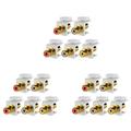 Trjgtas 15-Pack RCA Jack Insert Connector Socket Female Snap in Adapter Port Gold Plated Inline Coupler for Wall Plate