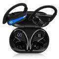 UrbanX Challenger Series Sports Earphones wireless Bluetooth with Built-in Mic 200H Superior Playtime Immersive Sound Quick-Pair Secure Fit IPX7 Waterproof Compatible With Moto One Zoom - Blue