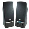 Cyber Acoustics Ca-2014rb Black 2pc 4w Speaker System Vol Power Headphone Jack Rt Speaker (ca2014rb)