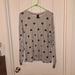 Disney Intimates & Sleepwear | Mickey Mouse Gray Pajama Long Sleeve Top Medium | Color: Black/Gray | Size: M