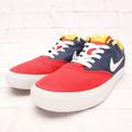 Nike Shoes | Nike Mens Sb Charge Solarsoft University Sneakers Tennis Shoes Size 7.5 Red/Navy | Color: Blue/Red | Size: 7.5