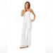 Lilly Pulitzer Pants & Jumpsuits | Nwt Lilly Pulitzer Resort White Corded Geo Lace Bridal Wide Leg Nila Jumpsuit | Color: White | Size: 10