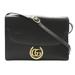 Gucci Bags | Gucci Shoulder Bag Leather Black Bag Back Shawl | Color: Black/Brown | Size: Os