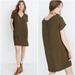Madewell Dresses | Madewell Button Back Dress Sz L | Color: Green | Size: L