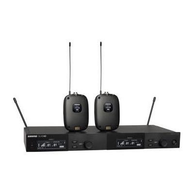 Shure Used SLXD14D Dual-Channel Digital Wireless Bodypack System with No Mics (G58: 47 SLXD14D-G58