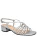 Easy Street Sicilia - Womens 8.5 Silver Sandal Medium