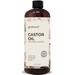 Castor Oil Pure Carrier Oil - Cold Pressed Castrol Oil for Essential Oils Mixing Natural Skin Moisturizer Body & Face and Hair Caster Oil 16 oz