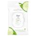 Dove Go Fresh Deodorant Wipes Cucumber & Green Tea 25 Count