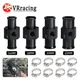 Indicatore di temperatura dell'acqua nero Temperatura del radiatore Sensore del tubo comune della temperatura dell'acqua Adattatore per tubo flessibile 18MM 20MM 22MM 24MM