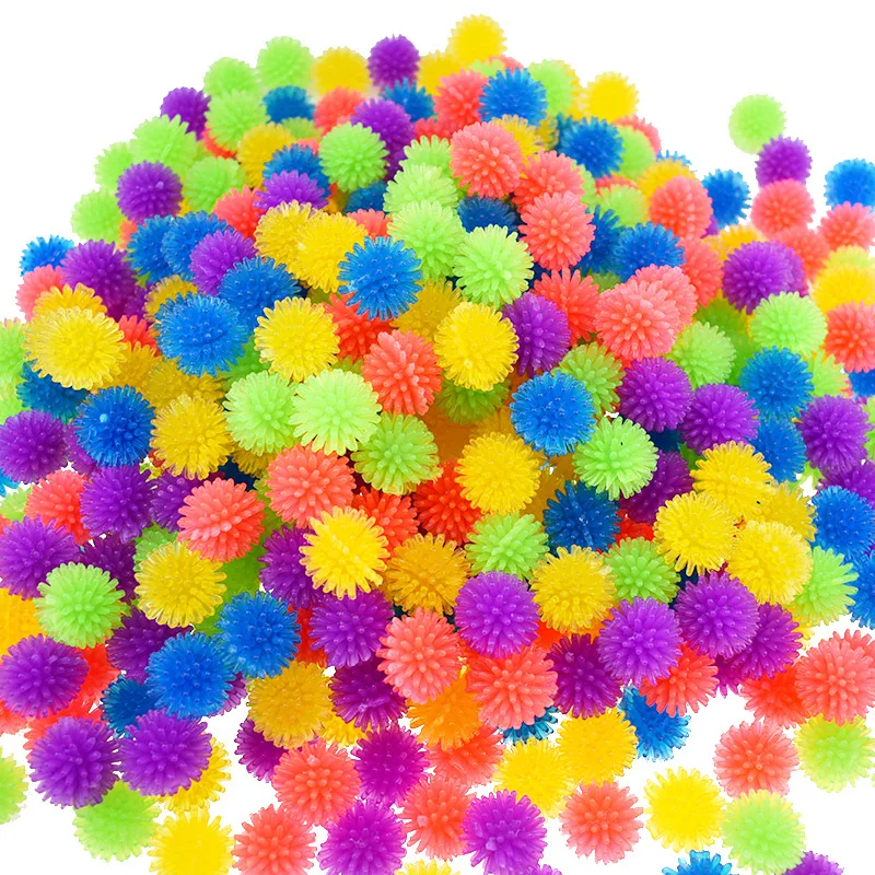 12PCS TPR Bayberry Ball Igel Mini Massage Ball Für Yoga Fuß Massage Ball Vent Dekompression Weiche Squishy Squeeze Zappeln spielzeug Image
