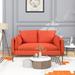 Linen Fabric Loveseat Sofa Couch & Upholstered Comfy Couches