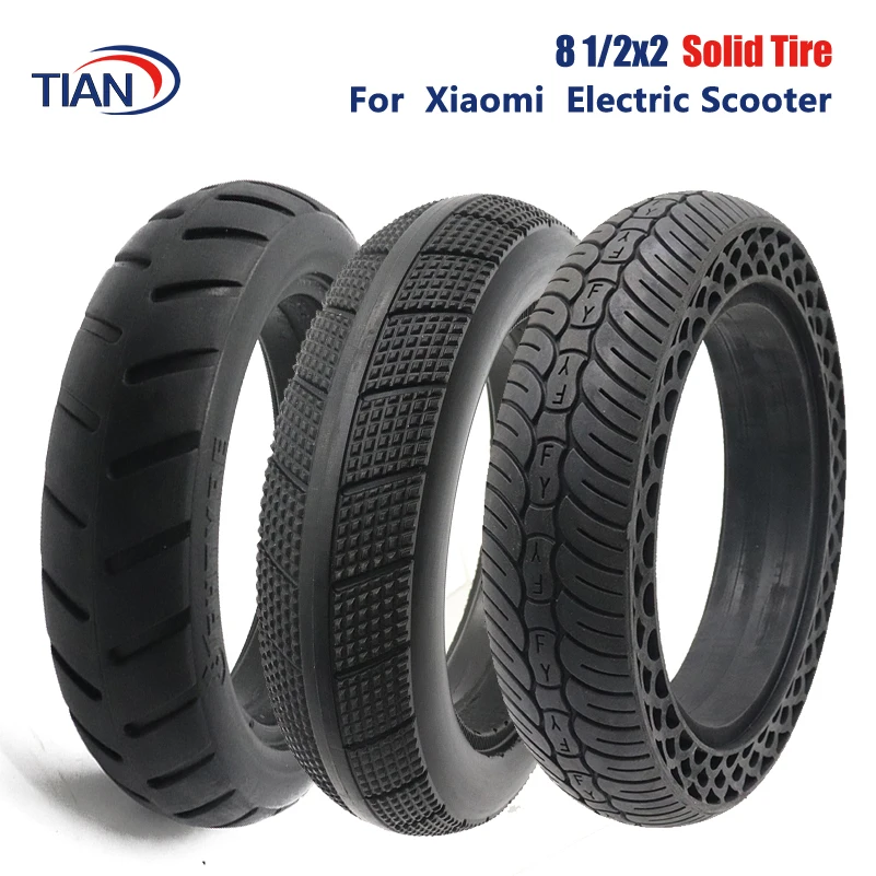 8,5 Zoll Gummi-Vollreifen für Xiaomi M365 Pro Elektroroller Mijia Mi 1S Pro 2 Essential Scooter Reifen 8,5'' Rad Image