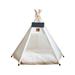 asjyhkr Dog Teepee Pet Dog Cat Tent Teepee with Thick Cushion Washable Pet Tent Teepee Dog Bed Cat House