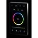 American Lighting DMX RGBTW Control Touch Panel - Wall Mount - Use with DMX Decoder & BLE App - 12-24 VDC Input Black