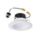 HALO 4 inch Recessed LED Can Light â€“ Retrofit Ceiling & Shower Downlight â€“ 3000K - Baffle White Trim - 1 Pack