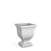 Augusta 20in Tall Planter - White