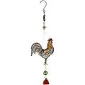 Sunset Vista Designs 92158 Bouncy Garden Decoration with Mini Cowbell 11-Inch Rooster