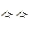 2X RC Nitro 1.2 V 1800Mah Rechargeable Glow Plug Igniter DC USB Charger for Gas Nitro Engine Power 1/10 RC Car