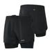 Lixada 2-in-1 Men s Running Shorts with Longer Liner Quick Drying and Breathable for Jogging and Cycling