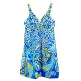 Lilly Pulitzer Dresses | Lilly Pulitzer Blue Paisley Print Dress - Size 6 | Color: Blue/White | Size: 6