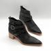 Free People Shoes | Free People Back Loop Ankle Boot Womens 38 Black Leather Buckle Strap Nwob | Color: Black | Size: 7.5