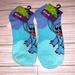 Disney Accessories | Lot Of 2 Disney Lilo And Stitch No Shows Ankle Socks Size 4-10 | Color: Black/Blue | Size: 4-10
