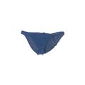 ViX by Paula Hermanny Swimsuit Bottoms: Blue Solid Swimwear - Women's Size Large