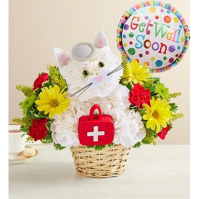 1-800-Flowers Flower Delivery Cure - All Kitty W/ Balloon