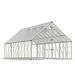 Canopia Balance 10' D Hobby Greenhouse Aluminum/Polycarbonate Panels in Gray | 101.2 H x 120 W x 240 D in | Wayfair 707012