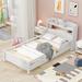 Ivy Bronx Kedra Twin Storage Standard Bed in White | Wayfair DF006FA1DBE94993B4B2D05F349201A3