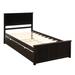 Red Barrel Studio® Dugald Platform Bed w/ Trundle, Beds Wood in Brown | 41.3 H x 42.7 W x 78.98 D in | Wayfair 568FAA323874443FBF3867CF8826987E