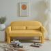 House of Hampton® Jaslean 56.3" Sofa, Wood in Yellow | 31.1 H x 56.3 W x 29.5 D in | Wayfair 1D232DE078FB4BA79131768D0B3EF78F
