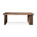 Corrigan Studio® 78.74"Light nut-brown Rectangular Solid Wood desks Wood in Brown/Green | 29.53 H x 62.99 W x 27.56 D in | Wayfair