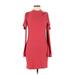 Derek Heart Casual Dress - Sheath: Red Solid Dresses - Women's Size Large