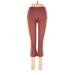 Soho JEANS NEW YORK & COMPANY Active Pants - Mid/Reg Rise: Burgundy Activewear - Women's Size X-Small