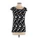 INC International Concepts Sleeveless Blouse: Black Tops - Women's Size Large