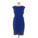 Anne Klein Casual Dress - Sheath: Blue Dresses - Women's Size 8