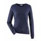 Avena Damen Rundhals-Pullover Supersoft Blau