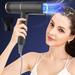 KQJQS Hair Blow Dryer Hair Dryers for Women Electric Hair Dryer High-Power Electric Hair Dryer Home Hair Dryer Hot Wind Comb Hair Salon Blowing Hair Diffuser for Curly Hair (Black)