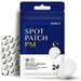 Avarelle Acne Spot Patch PM (24 Count) Acne Clearing Device & Thick Hydrocolloid Spot Treatment with Tea Tree Oil for Acne Calendula Oil and Rosehip Seed Certified Vegan Cruelty Free (PM (24 COUNT