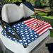 Xoenoiee Golf American Flag Pattern Universal Fit Golf Cart Seat Covers Comfortable Golf Cart Seat Blanket Accessories Travel Sports Golf Cart Seat Covers