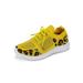 Frontwalk Womens Shoes Sport Sneakers Slip On Casual Sneaker Tennis Lace Up Running Shoe Women Mesh Trainers Yellow 7