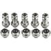 Aviation Plug Connector 16Mm Gx16-4 Panel Wire Metal Male Female 4Pin (5 Pairs)