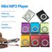 Fairnull Mini MP3 Player Portable TF Card Slot Metal Clip USB Sport Digital Music Walkman for Running