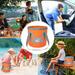 Ozmmyan 20L Portable Foldable Water Bucket Fishing Bucket Folding Water Container For Travelling Camping Hiking Fishing Washing Up to 30% Off