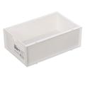 Wozhidaoke Home Textile Storage Stackable Desktop Drawer Storage Box Student Stationery Sundries Storage Box White Standard