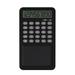 Trjgtas Calculators 12Digit Display Calculator with Writing Pad Doodle Pad Calculators Hand- for Students Back School Black