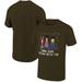 Men's Ripple Junction Olive Brown Bob's Burgers Carol the Crap Out of You Holiday Graphic T-Shirt